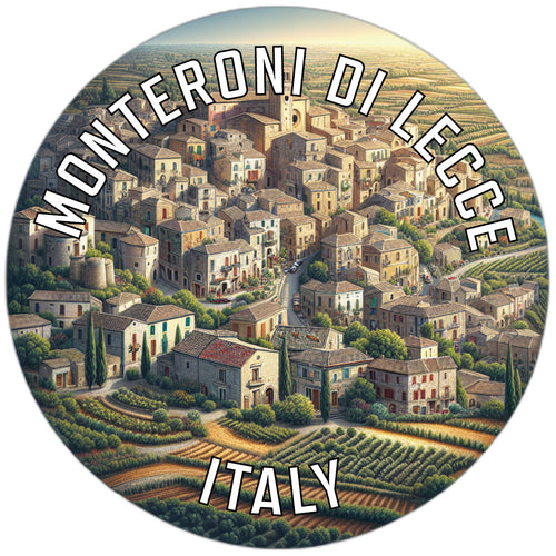 Monteroni di Lecce Italy Souvenir Vinyl Decal Sticker 6-Inch
