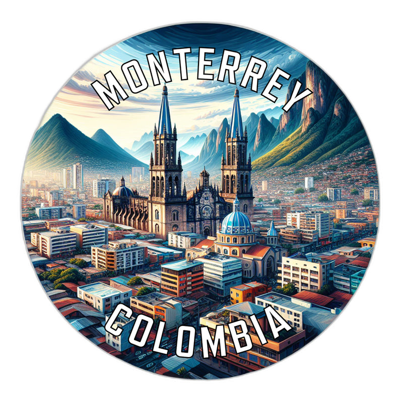 Monterrey Colombia Souvenir Vinyl Decal Sticker 6-Inch