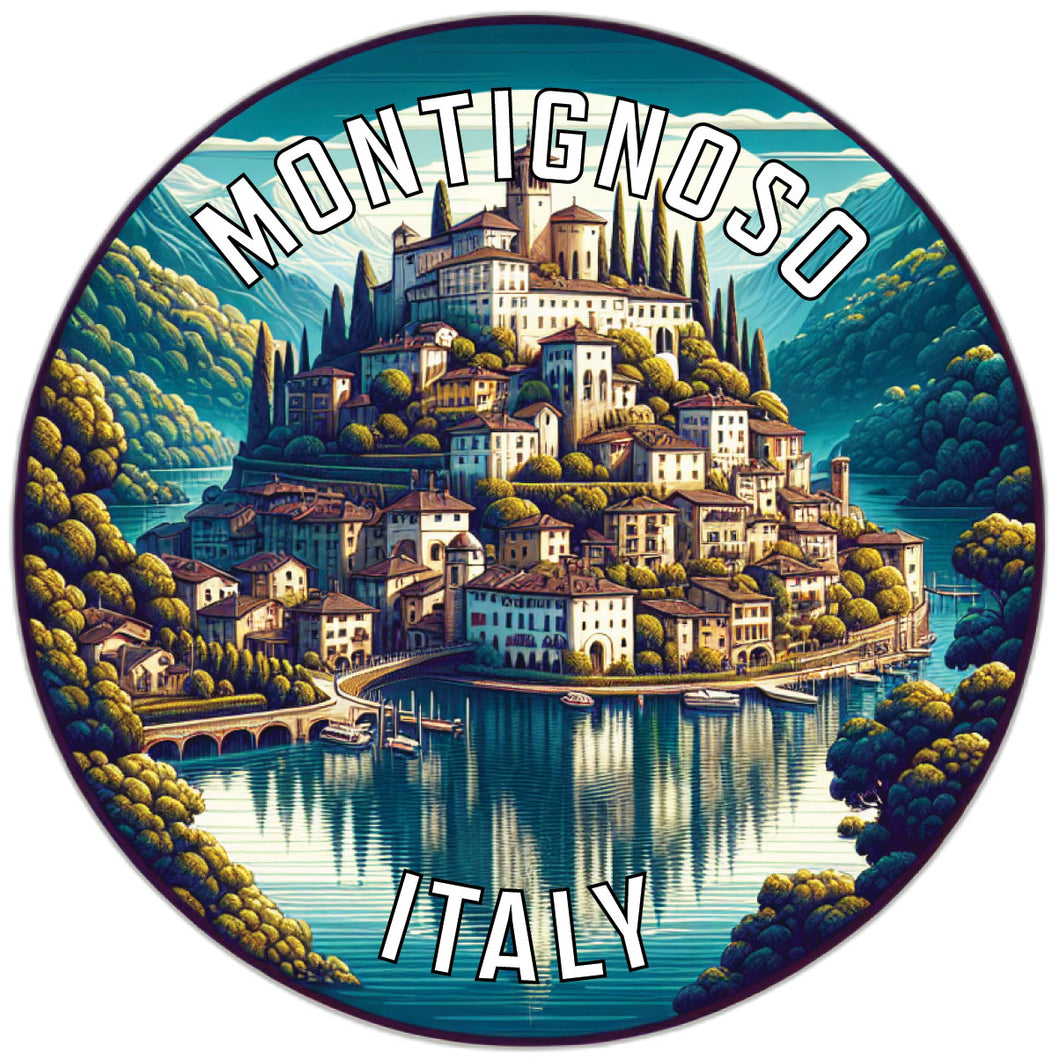 Montignoso Italy Souvenir Vinyl Decal Sticker 2-Inch