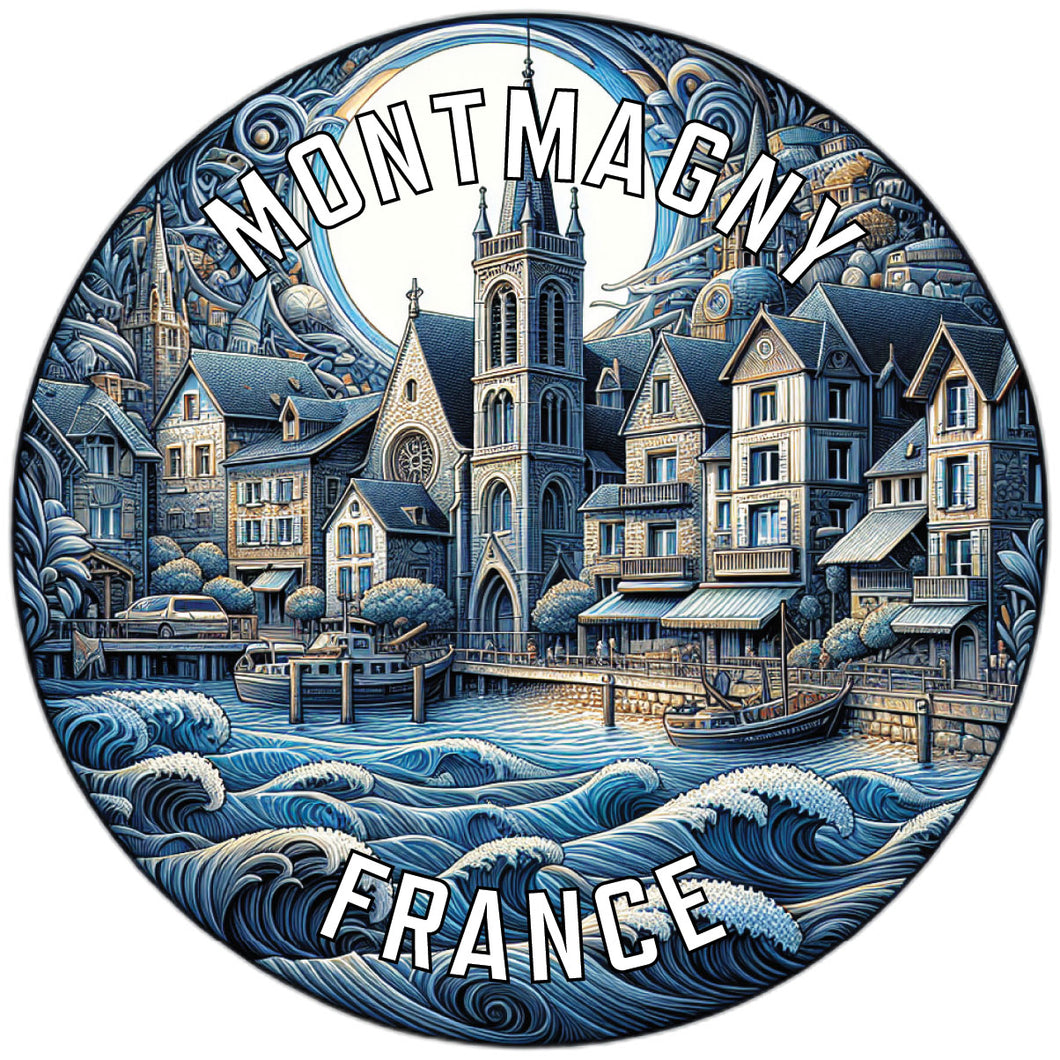 Montmagny France Souvenir Vinyl Decal Sticker 2-Inch