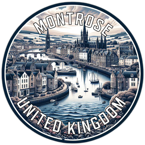 Montrose United Kingdom Souvenir Die Cut Flat Magnet 2-Inch