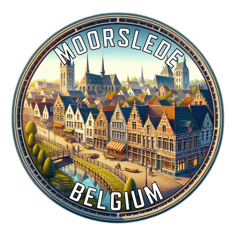 Moorslede Belgium Souvenir Vinyl Decal Sticker 2-Inch
