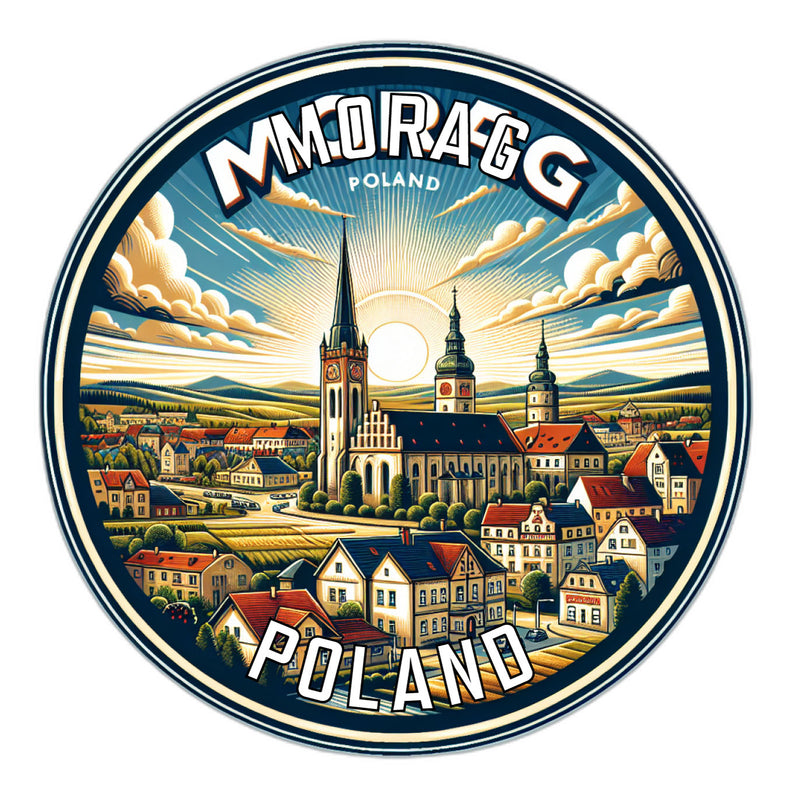Morag Poland Souvenir Vinyl Decal Sticker 4-Inch