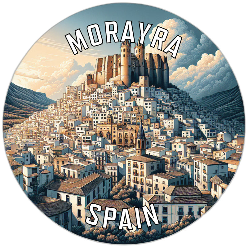 Morayra Spain Souvenir Die Cut Flat Magnet 2-Inch
