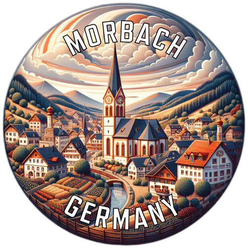Morbach Germany Souvenir Die Cut Flat Magnet 2-Inch
