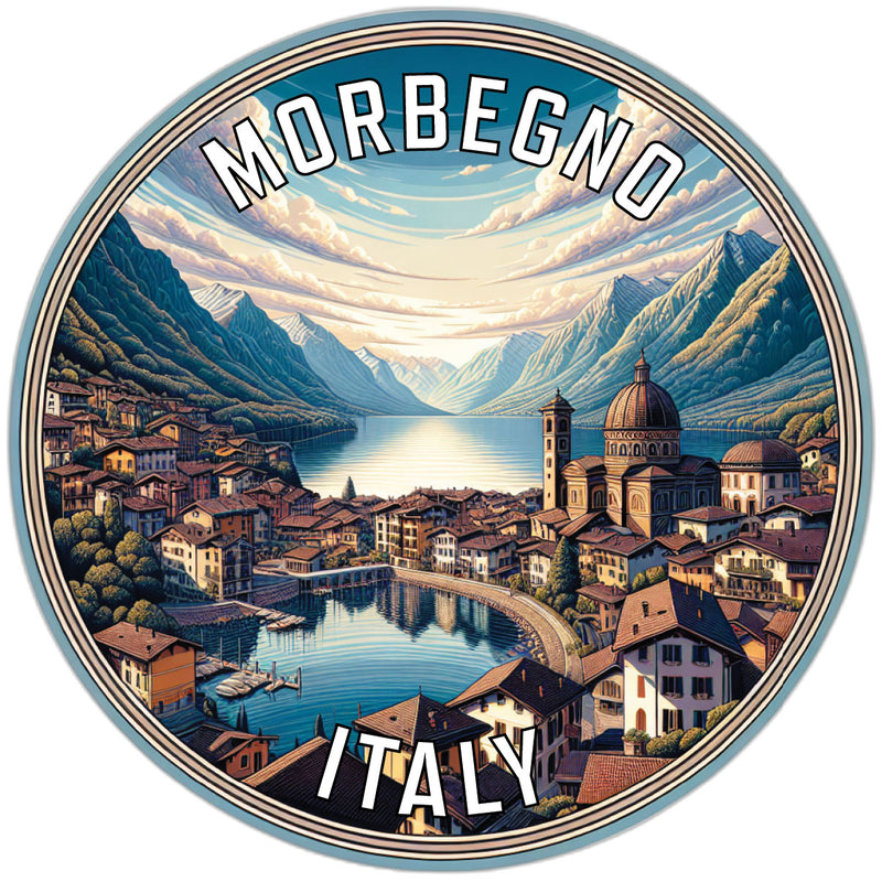 Morbegno Italy Souvenir Die Cut Flat Magnet 6-Inch