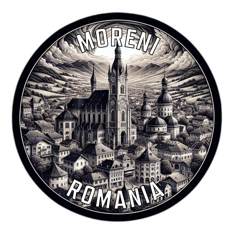 Moreni Romania Souvenir Vinyl Decal Sticker 2-Inch