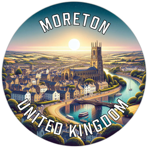 Moreton United Kingdom Souvenir Vinyl Decal Sticker 2-Inch