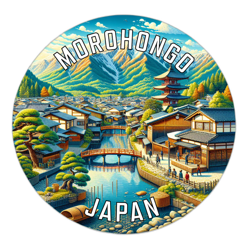 Morohongo Japan Souvenir Vinyl Decal Sticker 6-Inch