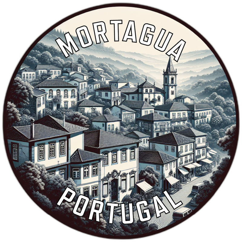 Mortagua Portugal Souvenir Die Cut Flat Magnet 2-Inch