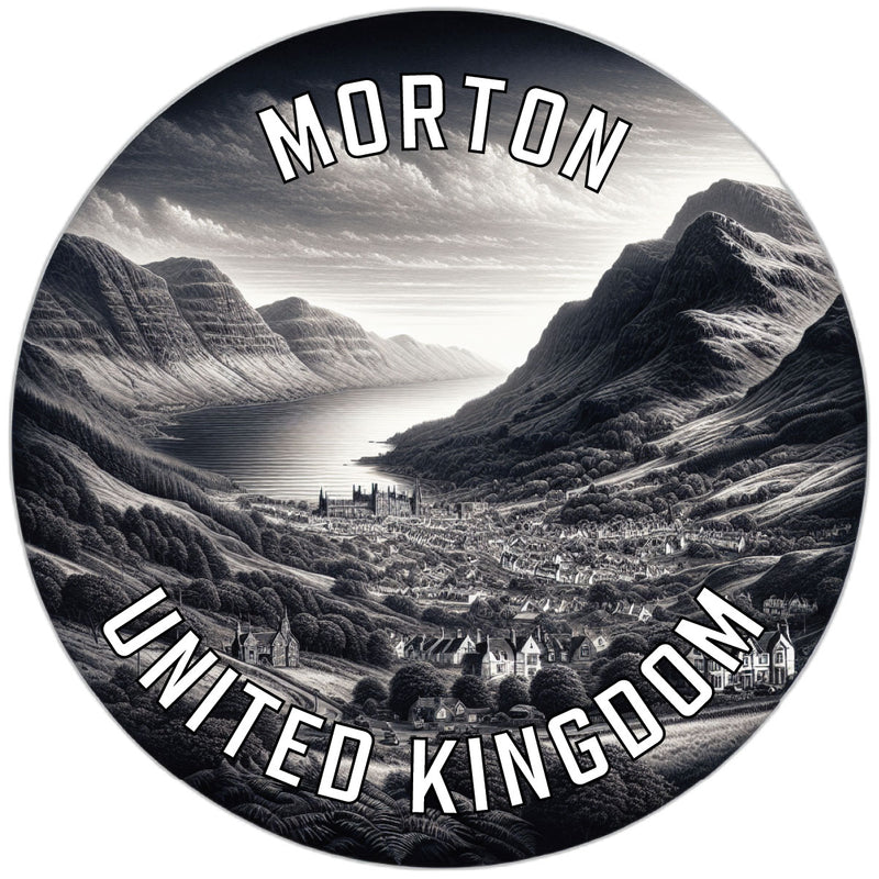 Morton United Kingdom Souvenir Die Cut Flat Magnet 6-Inch