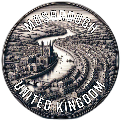 Mosbrough United Kingdom Souvenir Vinyl Decal Sticker 3-Inch