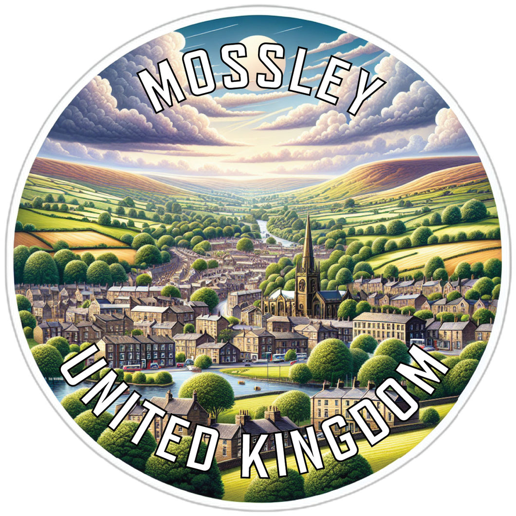Mossley United Kingdom Souvenir Vinyl Decal Sticker 2-Inch