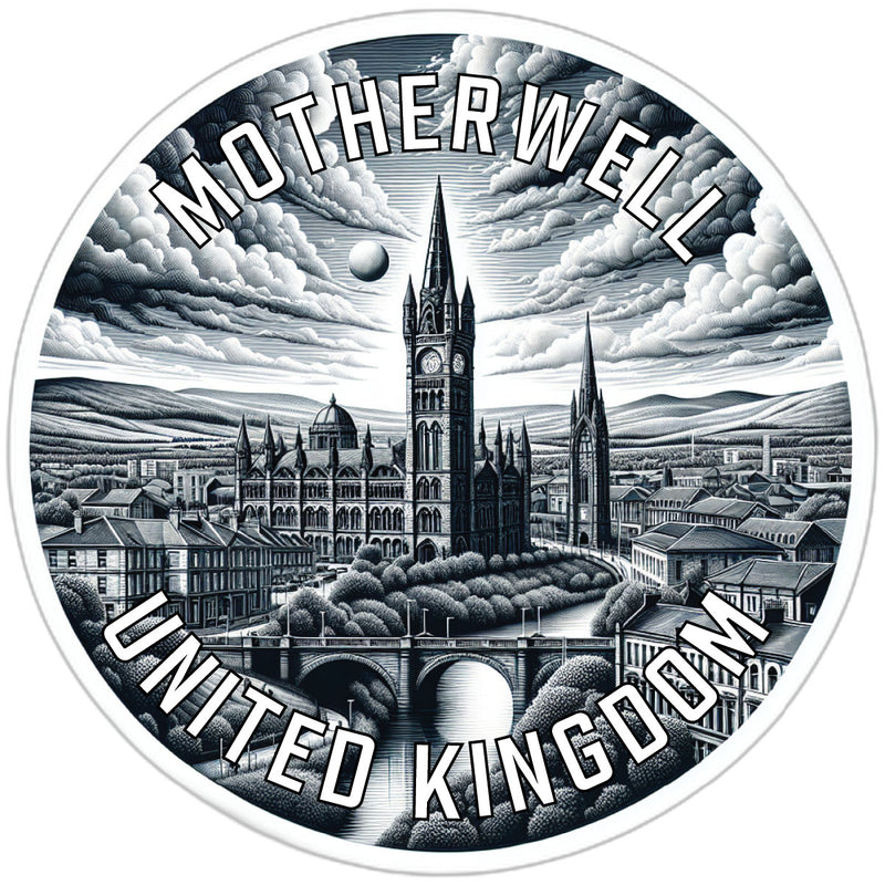 Motherwell United Kingdom Souvenir Die Cut Flat Magnet 6-Inch