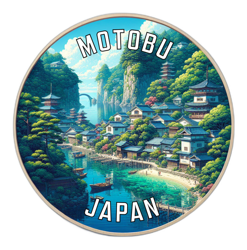 Motobu Japan Souvenir Vinyl Decal Sticker 2-Inch