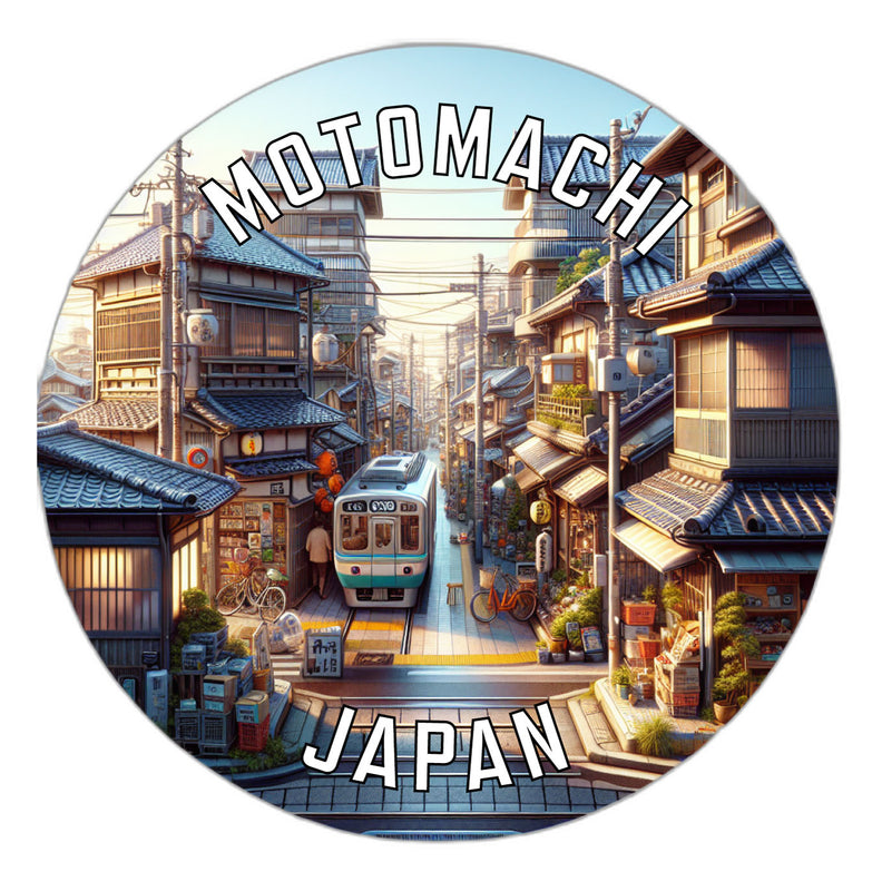 Motomachi Japan Souvenir Vinyl Decal Sticker 2-Inch
