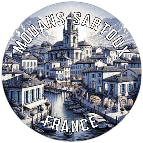 Mouans Sartoux France Souvenir Vinyl Decal Sticker 6-Inch