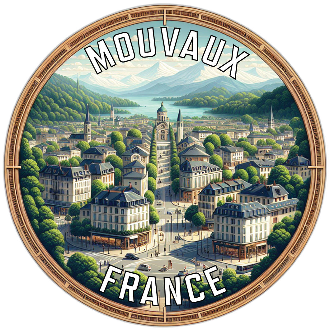 Mouvaux France Souvenir Vinyl Decal Sticker 6-Inch