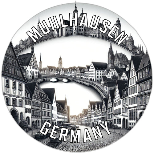 Muhlhausen Germany Souvenir Vinyl Decal Sticker 6-Inch