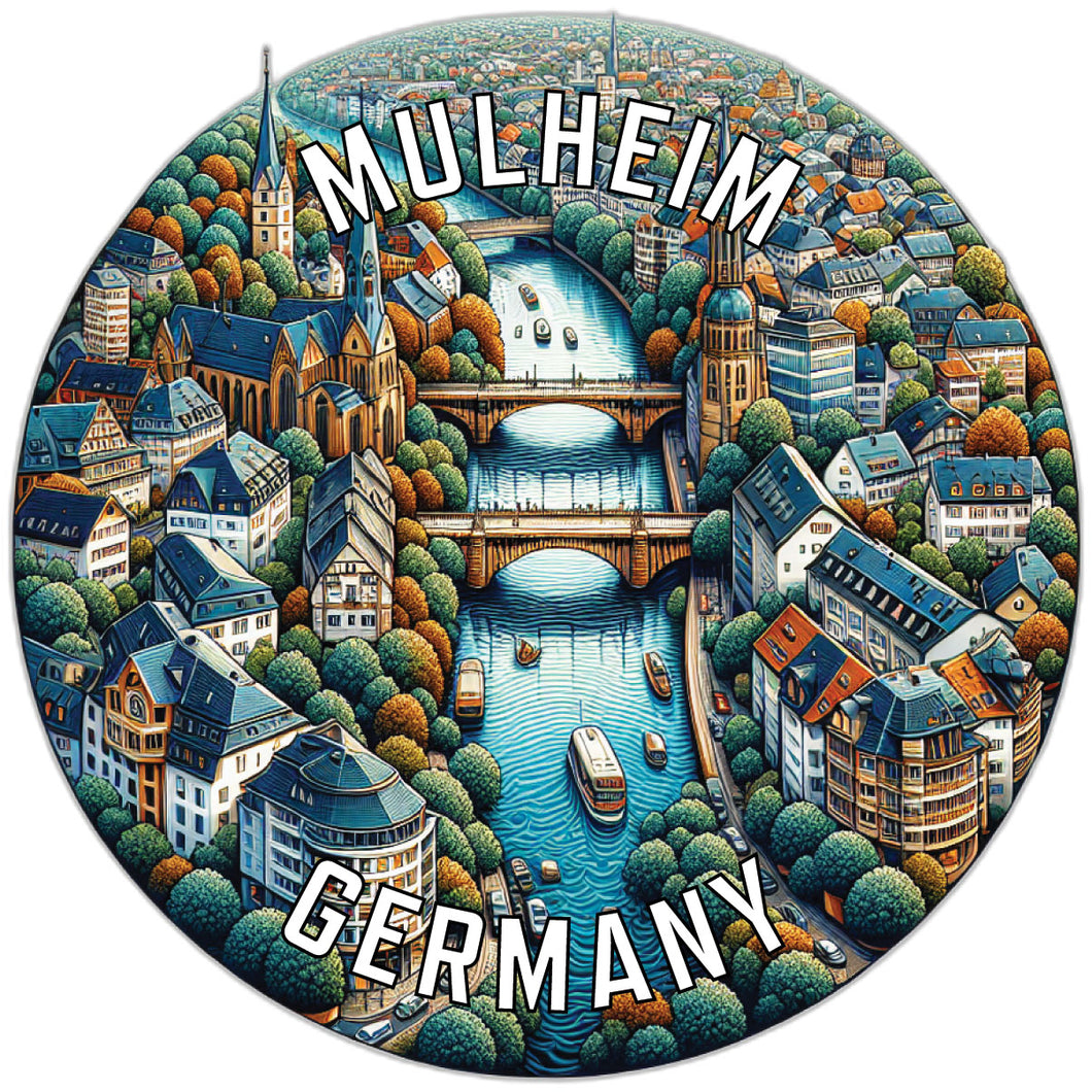 Mulheim Germany Souvenir Vinyl Decal Sticker 6-Inch