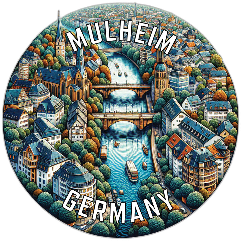 Mulheim Germany Souvenir Vinyl Decal Sticker 6-Inch