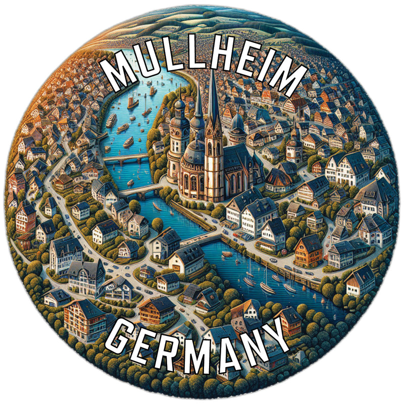 Mullheim Germany Souvenir Vinyl Decal Sticker 2-Inch