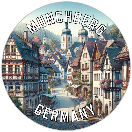 Munchberg Germany Souvenir Vinyl Decal Sticker 6-Inch