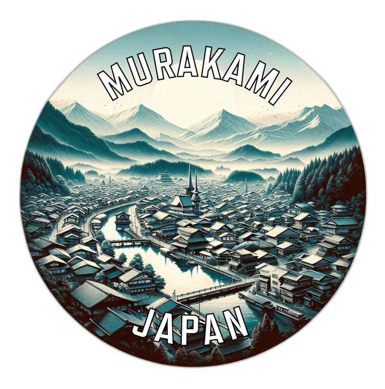 Murakami Japan Souvenir Die Cut Flat Magnet 6-Inch