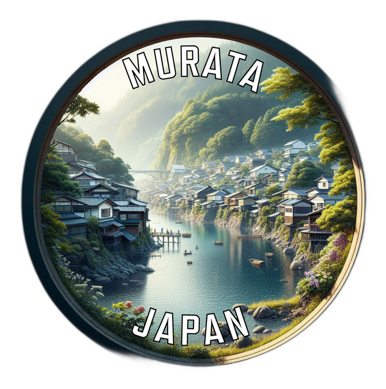 Murata Japan Souvenir Vinyl Decal Sticker 2-Inch