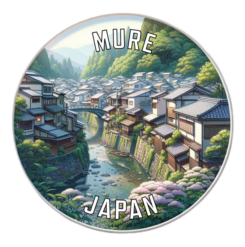 Mure Japan Souvenir Vinyl Decal Sticker 3-Inch