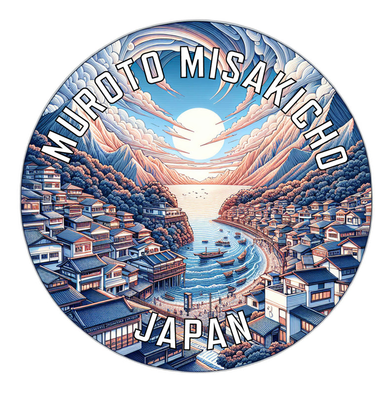 Muroto misakicho Japan Souvenir Vinyl Decal Sticker 2-Inch