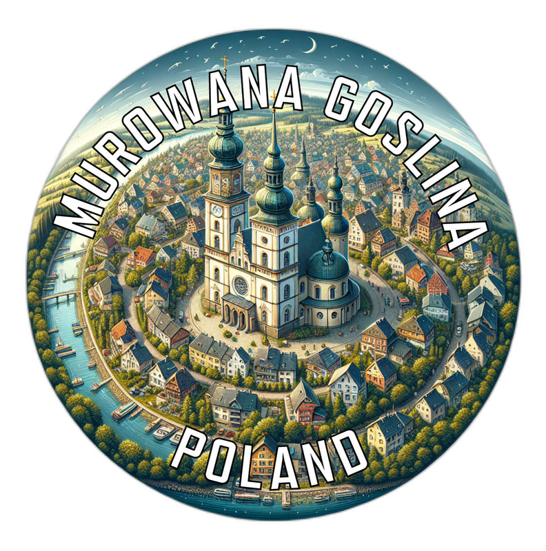 Murowana Goslina Poland Souvenir Vinyl Decal Sticker 6-Inch