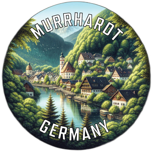 Murrhardt Germany Souvenir Die Cut Flat Magnet 6-Inch