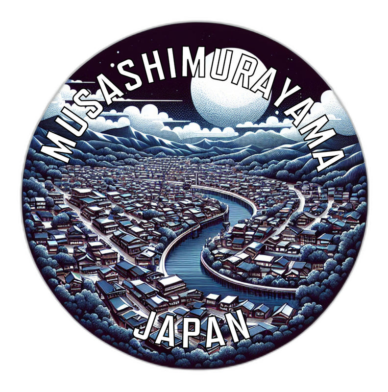 Musashimurayama Japan Souvenir Vinyl Decal Sticker 6-Inch