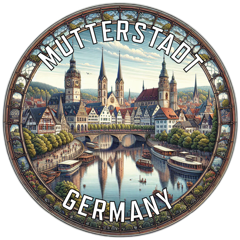 Mutterstadt Germany Souvenir Die Cut Flat Magnet 2-Inch