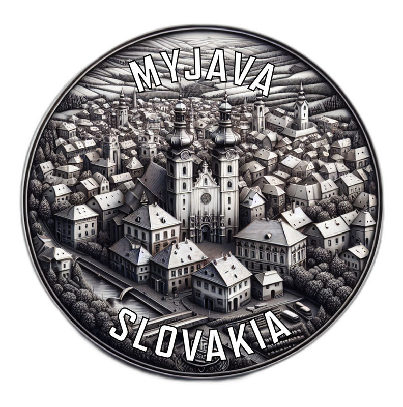 Myjava Slovakia Souvenir Vinyl Decal Sticker 2-Inch