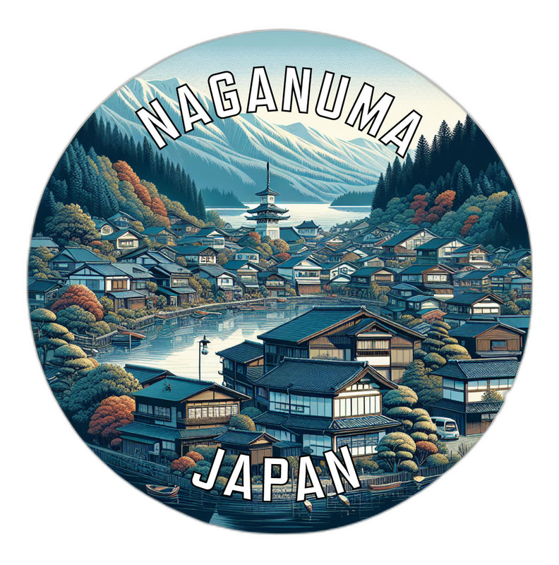 Naganuma Japan Souvenir Vinyl Decal Sticker 2-Inch