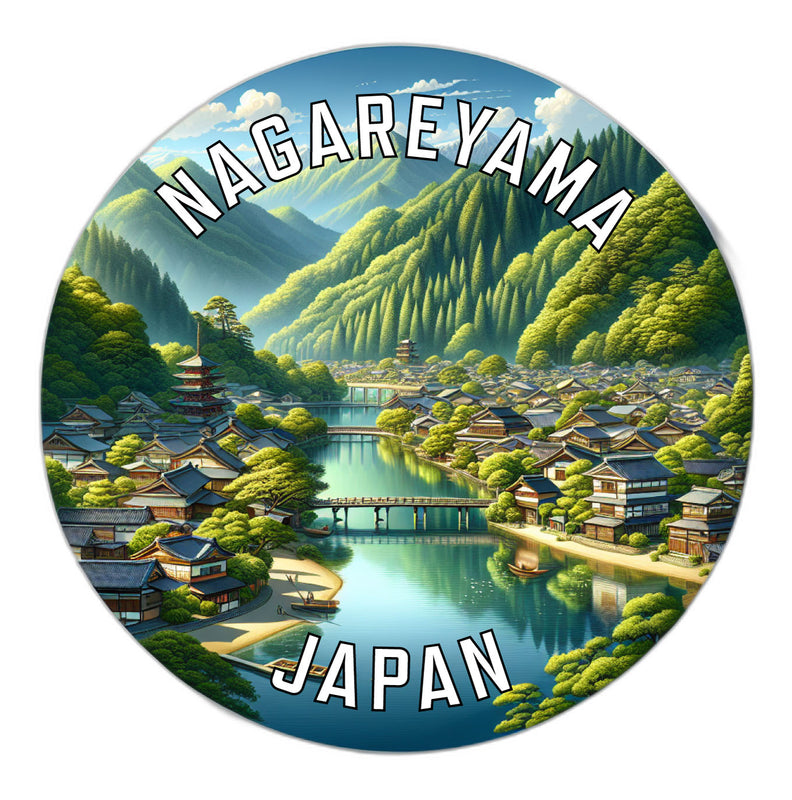 Nagareyama Japan Souvenir Vinyl Decal Sticker 4-Inch
