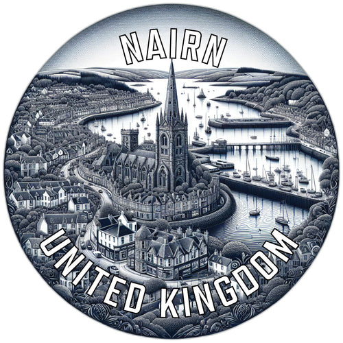 Nairn United Kingdom Souvenir Die Cut Flat Magnet 6-Inch