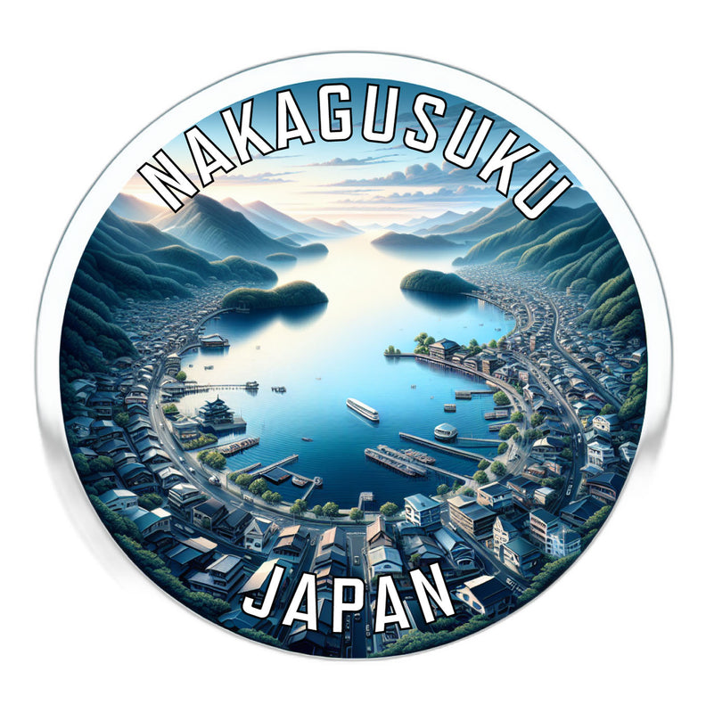 Nakagusuku Japan Souvenir Die Cut Flat Magnet 3-Inch