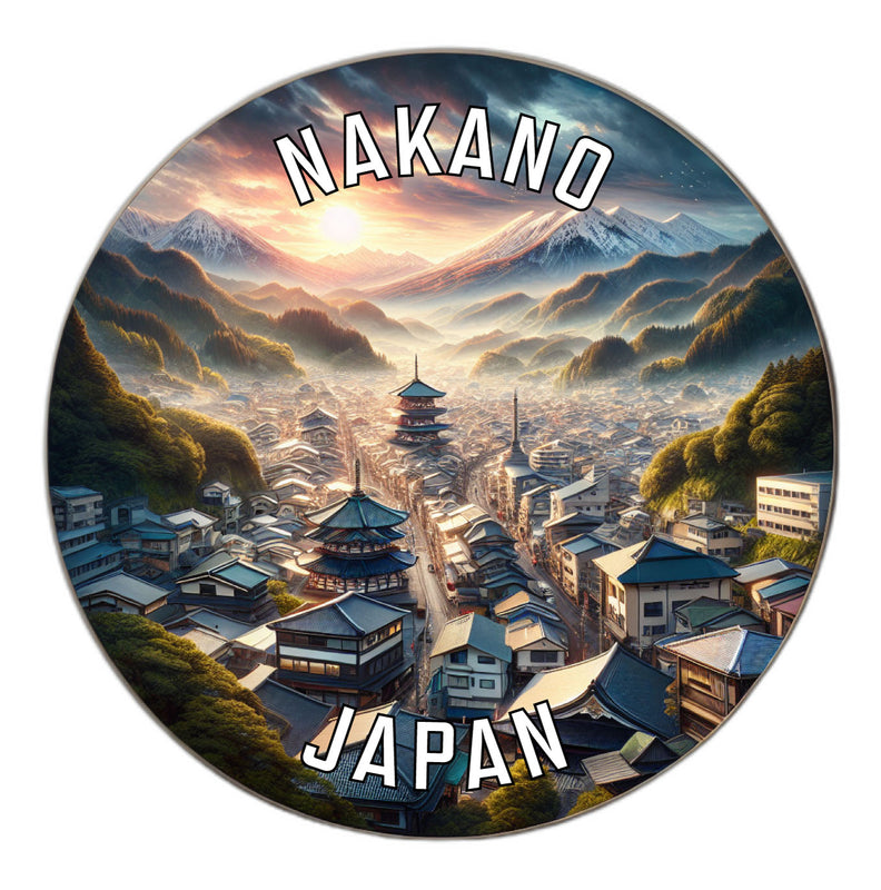 Nakano Japan Souvenir Vinyl Decal Sticker 2-Inch
