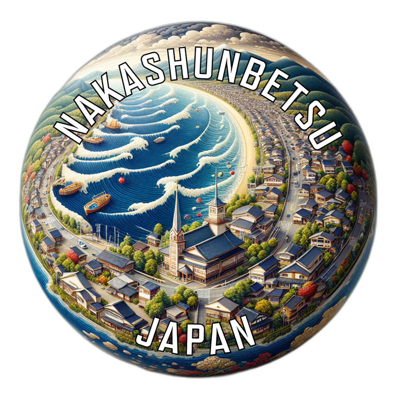 Nakashunbetsu Japan Souvenir Die Cut Flat Magnet 2-Inch