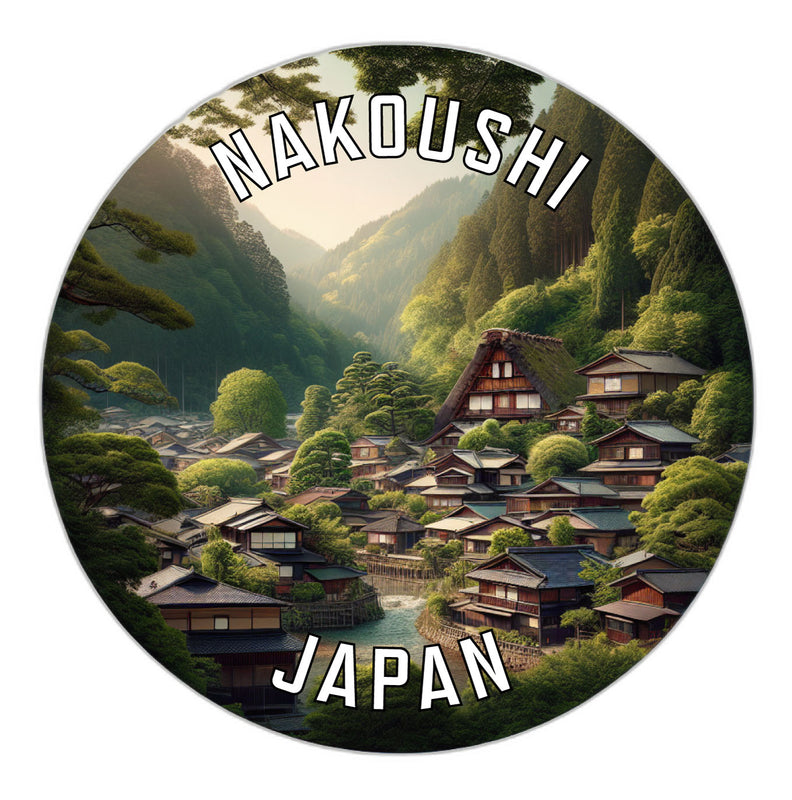 Nakoushi Japan Souvenir Die Cut Flat Magnet 2-Inch