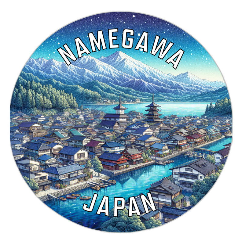 Namegawa Japan Souvenir Vinyl Decal Sticker 3-Inch
