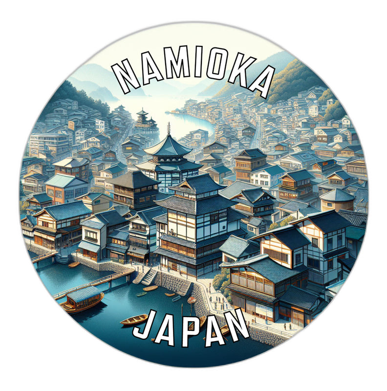 Namioka Japan Souvenir Die Cut Flat Magnet 2-Inch