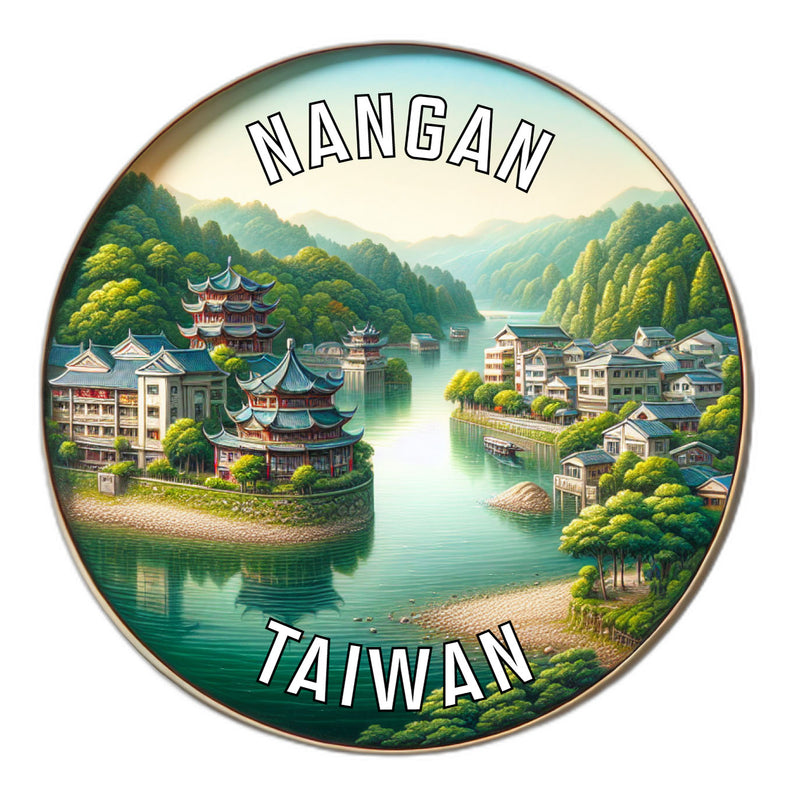 Nangan Taiwan Souvenir Vinyl Decal Sticker 2-Inch