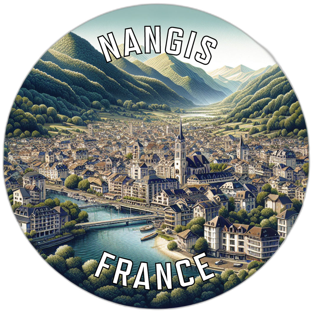 Nangis France Souvenir Vinyl Decal Sticker 6-Inch