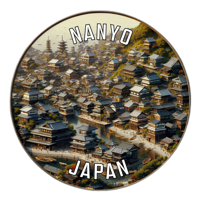 Nanyo Japan Souvenir Die Cut Flat Magnet 6-Inch