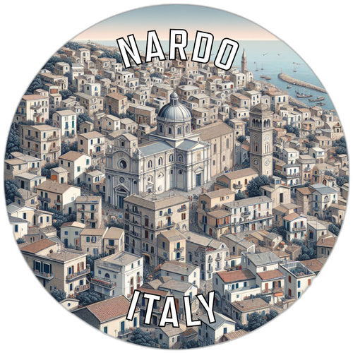 Nardo Italy Souvenir Die Cut Flat Magnet 2-Inch