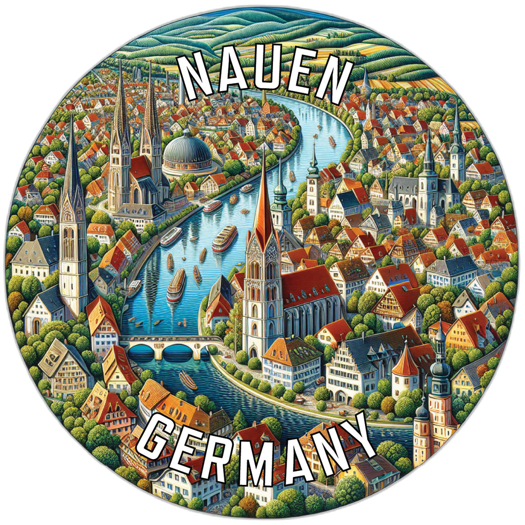 Nauen Germany Souvenir Vinyl Decal Sticker 2-Inch